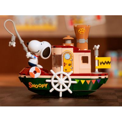 Конструктор Pantasy Snoopy - Пароход (86907) | Зображення 1