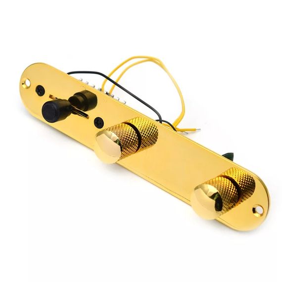 Пикгард для электрогитары Fender Telecaster панель управления переключатель Gold