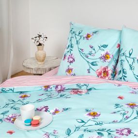 Постельное белье двуспальное ТЕП Pink Peony 2-03741-23967 180х215 см