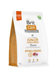 Корм Brit Care Junior Large Breed Lamb Hypoallergic сухий гіпоалергенний для цуценят та юніорів великих і гігантських порід 3 кг
