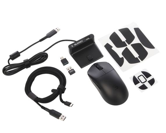 Миша ігрова бездротова Bloody R77 Ultra Dock, колір чорний | Зображення 8