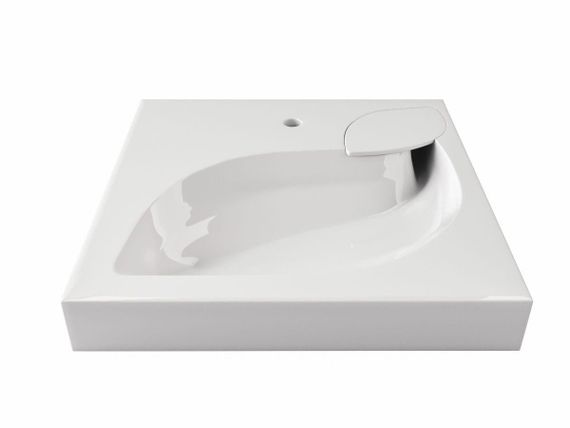 Акриловий умивальник на пральну машину Redokss San TRITON 60x60см | Зображення 3