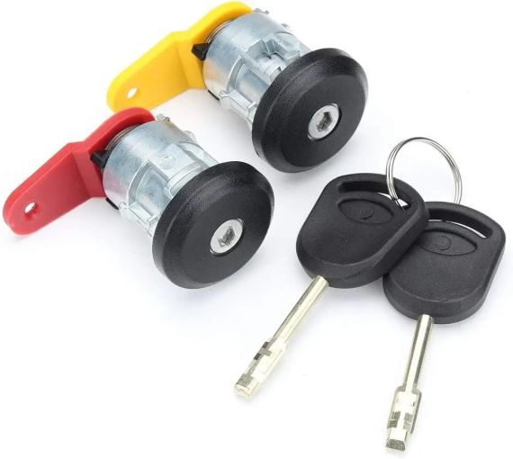 Ford Transit Mk2 (86-00) замок запалювання + личинки замків дверей (2 шт комплект) + ключі, Форд Транзіт 2 | Зображення 4