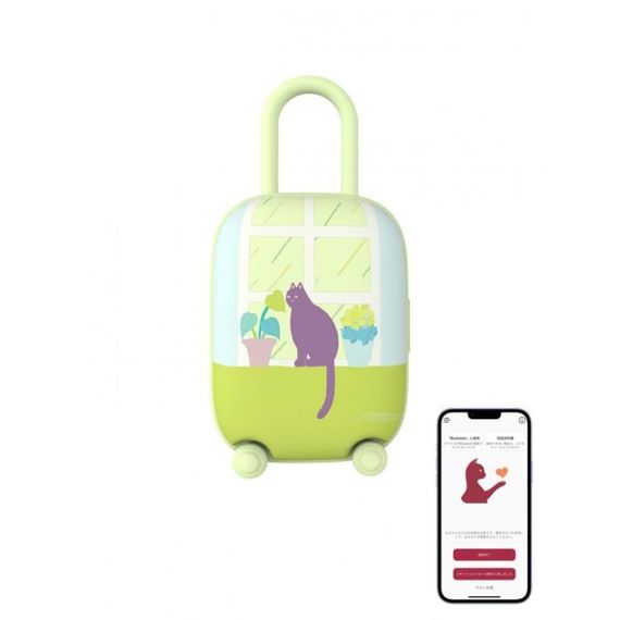 Виброяйцо и вакуумный стимулятор для клитора 2в1 BeYourLover Magic Suitcase в зарядном кейсе,зеленый sexstyle | Зображення 5