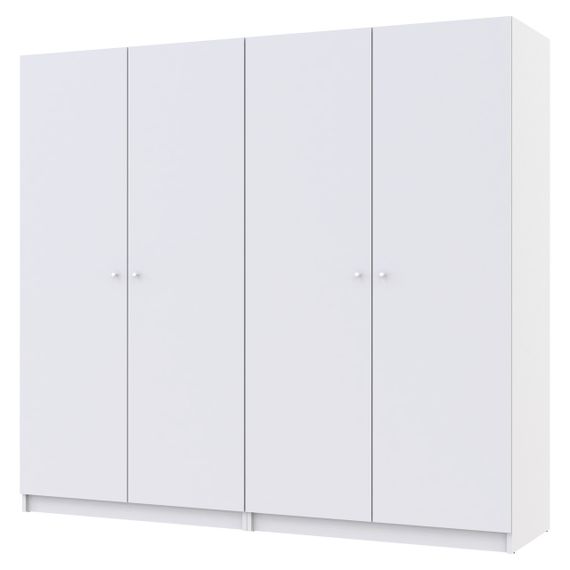 Комплект шкафов для одежды Doros Промо (2 шт.) 180х48х204 см Белый (DRS-011207) | Зображення 1