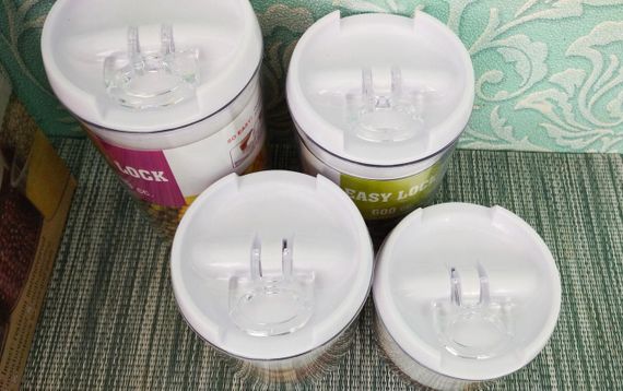Набір кухонний для сипучих продуктів | Контейнер банку для сипучих | Кухонні набори для зберігання круп | Зображення 2