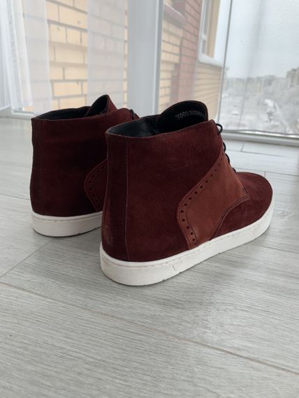 Бордовая зимняя обувь 40 42 43 45 размер | Зображення 4