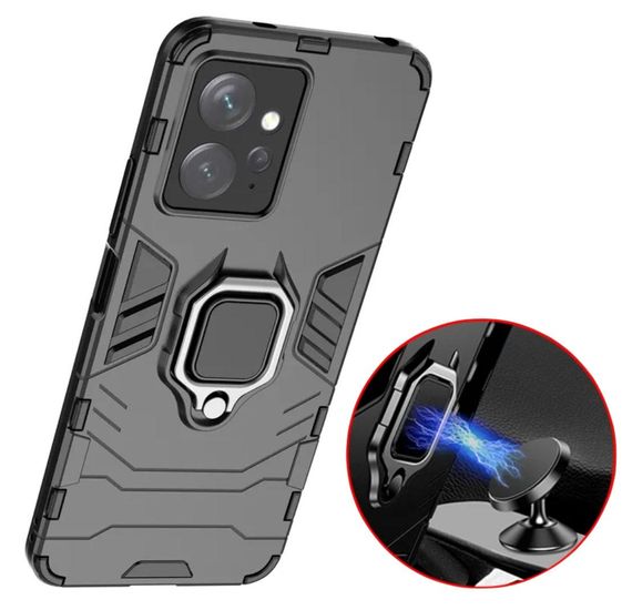 Чохол бампер Primolux Ring Armor для Xiaomi Redmi Note 12 4G - Black | Зображення 2