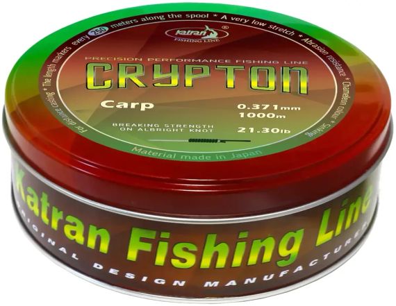 Волосінь Katran Crypton Carp 1000m (хамелеон) 0.371mm 21.3lb/9.66 kg | Зображення 1