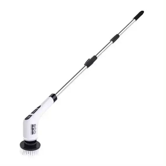 Электрическая щетка для уборки Cleaning Brush, набор 9 в 1, белая, товары для дома | Зображення 2