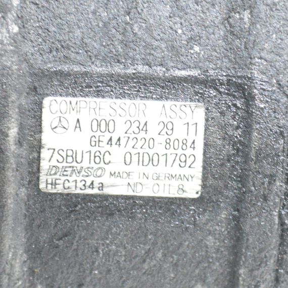 Компресор кондиціонера Mercedes W202 W210 W460 W643 W163 Sprinter Vito Мерседес Спрінтер Віто A0002342911 | Зображення 5