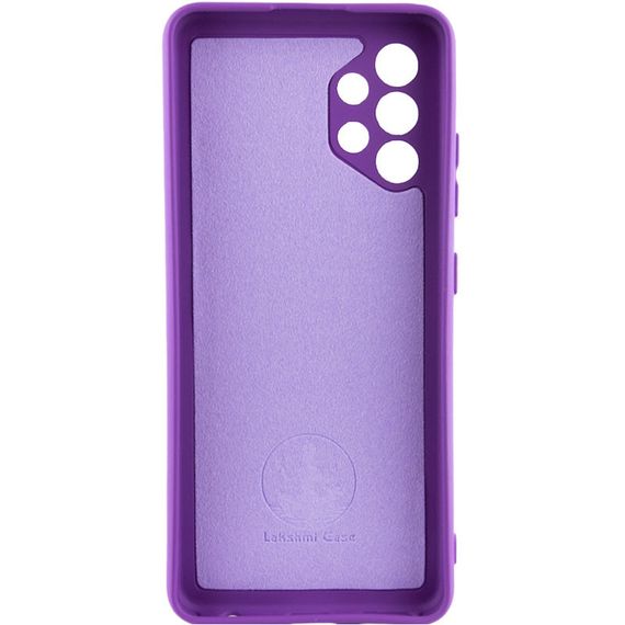 Чехол Silicone Cover Lakshmi Full Camera (A) для Samsung Galaxy A32 4G Full camera, Фіолетовий / Purple | Зображення 1