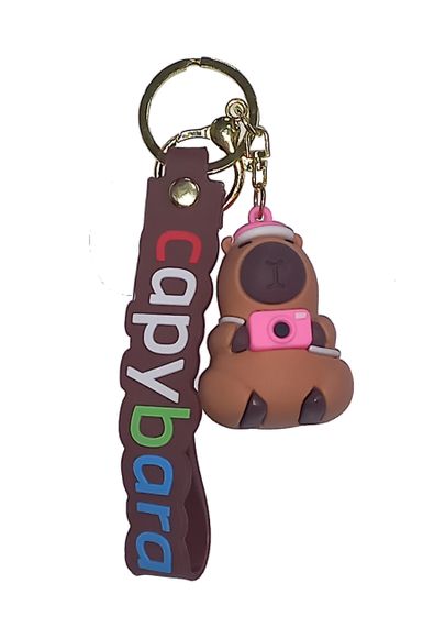 Брелок C 68188 CAPYBARA, Ціна за 1шт (6900067681881) Рожевий