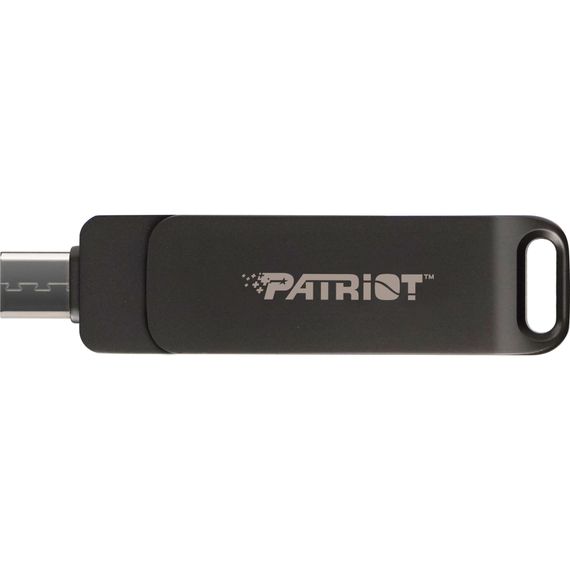 USB флеш накопичувач Patriot 128GB Rage R550 Matte Black USB 3.2/Type-C (PE128GR550DSAD) | Зображення 2