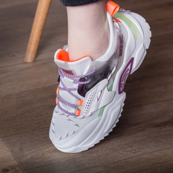 Кроссовки женские Fashion Quasar 2697 36 размер 235 см Белый | Зображення 1