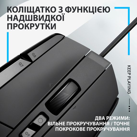 Мишка Logitech G502 X USB Black (910-006138) | Зображення 2