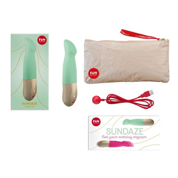 Вібратор-пульсатор Fun Factory SUNDAZE pistachio sexstyle | Зображення 6