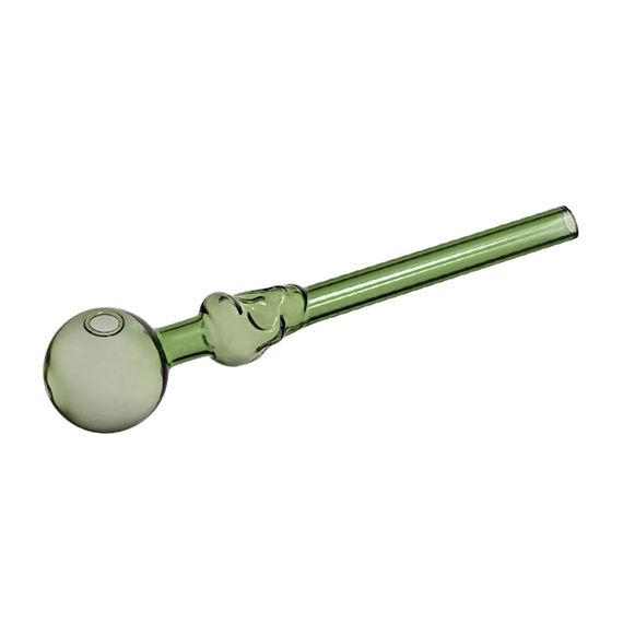 Скляна Трубка Колба Для Випаровування "Oil Pipe Scull Green" | Зображення 2