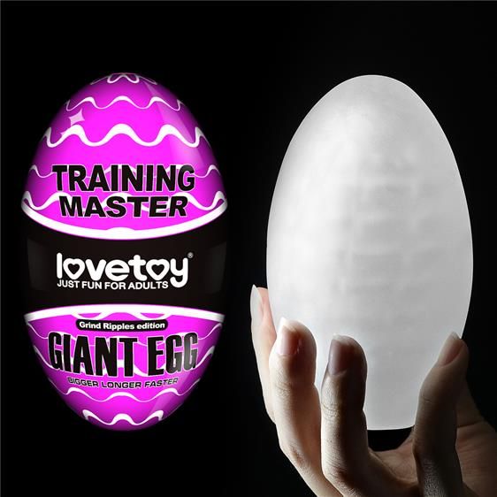 Мастурбатор - Traning Master Giant Egg Masturbator Purple | Зображення 1