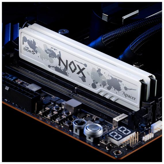 Модуль пам&#039;яті для комп&#039;ютера DDR5 32GB (2x16GB) 6000 MHz NOX White Apacer (AH5U32G60C622MWAA-2) | Зображення 1