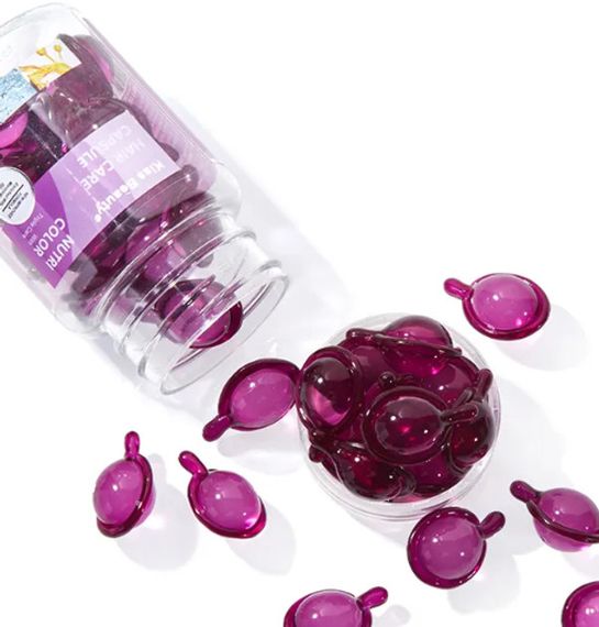 Вітаміни для фарбованого волосся Nutri color Kiss Beauty, 20шт | Зображення 1