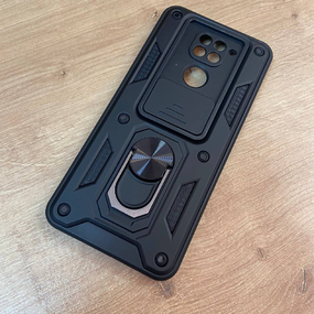 Чехол Xiaomi Redmi Note 9 Camera Slide Ring