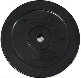 Диск для штанг і гантелей Toorx 1 кг 25 мм Чорний (DGG-1)