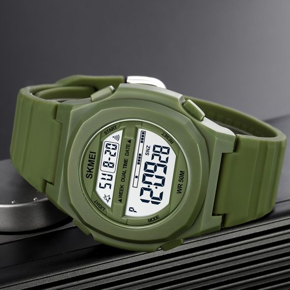 Годинник S2kmei 1821AG Army Green | Зображення 3