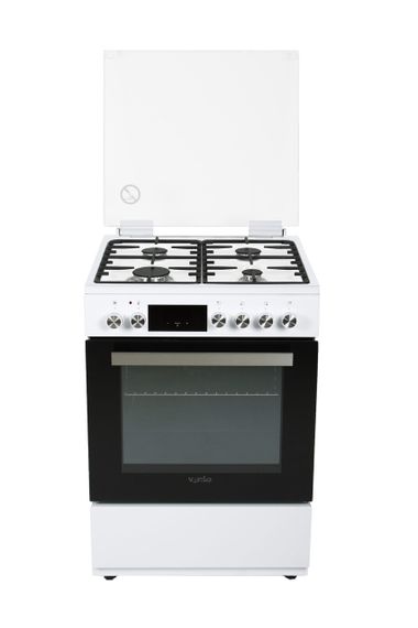 Газова плита з електродуховкою Ventolux GE 6060 CS 6TC (WH) біла