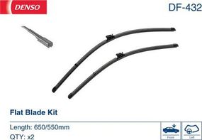 Комплект склоочисників DENSO DF-432 Flat Blade Kit 650/550 мм