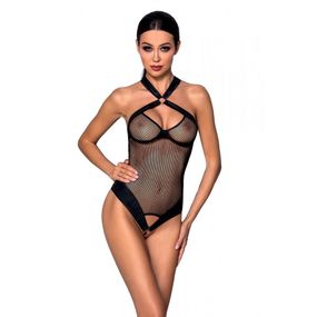 Боді з халтером та графічним візерунком Amanda Body black S/M-Passion