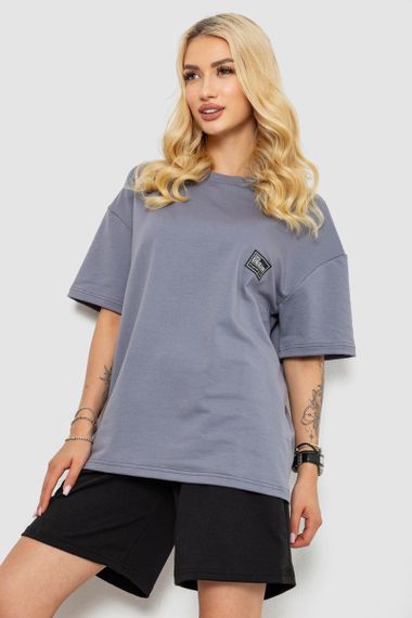 Костюм женский повседневный, цвет серый, 241R5004-1 | Зображення 2