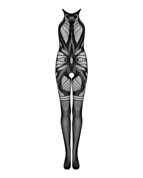 Сетчатый бодистокинг без рукавов Obsessive Bodystocking G331 S/M/L, black, с доступом Sex Aura | Зображення 2