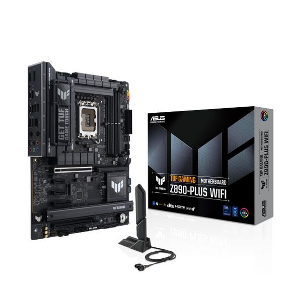 Материнcька плата ASUS TUF GAMING Z890-PLUS WIFI s1851 Z890 4xDDR5 M.2 DP HDMI Wi-Fi BT ATX 90MB1IQ0-M0EAY0 | Зображення 7