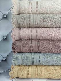 Полотенца Sikel Asmali kopnak 70х140см Пенье набор 6шт