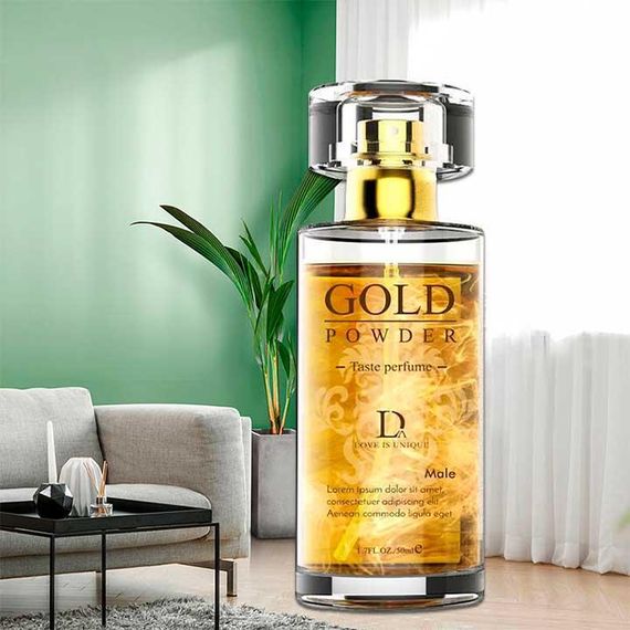 Інтимні парфуми для чоловіків Gold Powder з феромонами та золотим порошком 50 мл.