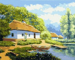Картина за номерами "Канікули в бабусі" KHO6303 40х50