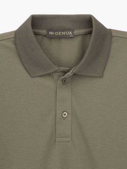 Поло однотонний чоловічий GENUA G01215-0001 3XL Оливковий shop (2000999620553) | Зображення 1