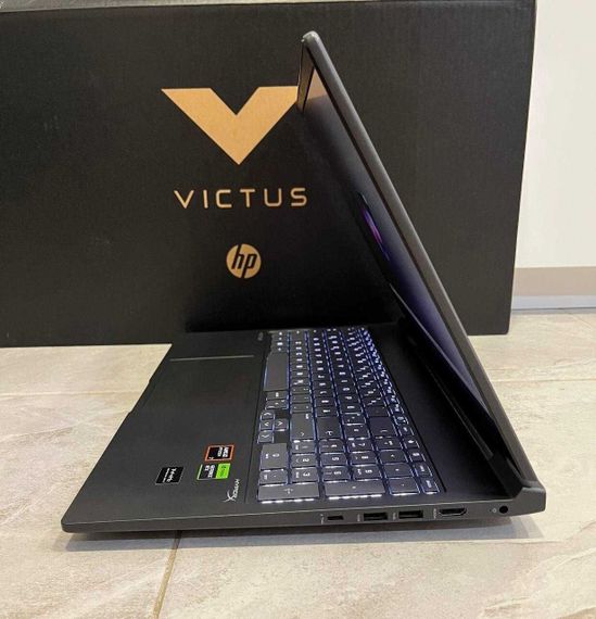 Игровой ноутбук HP Victus 16-s1047nr / 16.1" (1920x1080) IPS / AMD Ryzen 7 8845HS (8 (16) ядер по 3.8 - 5.1 GHz) / 16 GB DDR5 / 1000 GB SSD / nVidia GeForce RTX 4060, 8 GB GDDR6, 128-bit / WebCam / Коробка б/у | Зображення 3