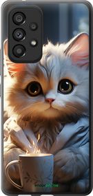 Чохол на Samsung Galaxy A53 A536E Білий кіт "5646u-2585-2448"