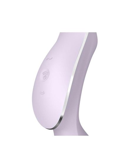 Вакуумный стимулятор с вибрацией Satisfyer Curvy Trinity 2 Violet | Зображення 2
