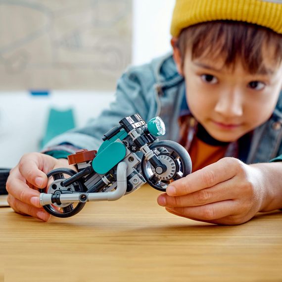 Конструктор LEGO Creator Вінтажний мотоцикл 128 деталей (31135) | Зображення 5