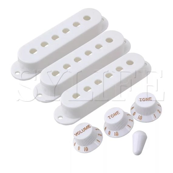 Комплект крышки синглов и ручки для электрогитары Fender Stratocaster Ibanes Shur LTD ESP | Зображення 2