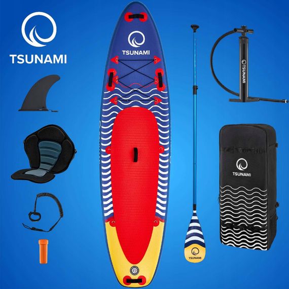 Надувна SUP дошка TSUNAMI 350 см з веслом Wave T04 (P-5907739314239) | Зображення 2