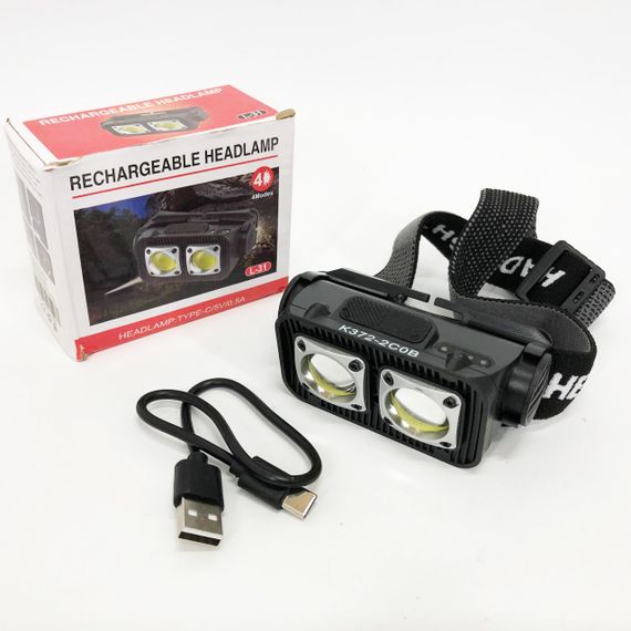 Очень мощный налобный фонарь K372-2COB, Налобный фонарь для сто Компактный DL-48 | Зображення 3