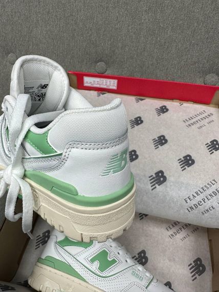 Кросівки жіночі N-ew B-alance 550 White Green New | Зображення 4