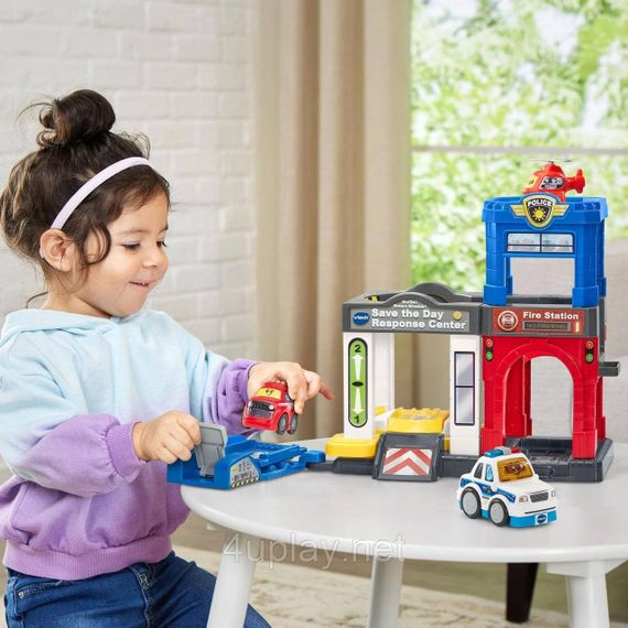 Игровой набор VTech Go! Go! Smart Wheels Служба спасения Центр реагирования Save The Day Response Center | Зображення 4