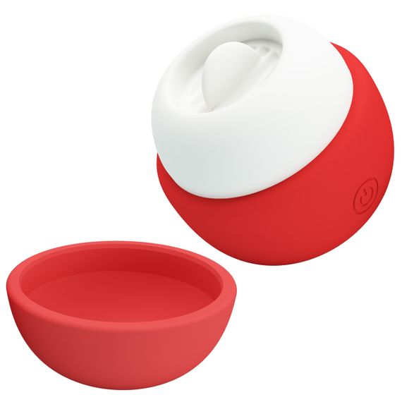 Вибростимулятор PRETTY LOVE APPLE SECRET, 12 licking settings, Silicone ABS sexstyle | Зображення 7