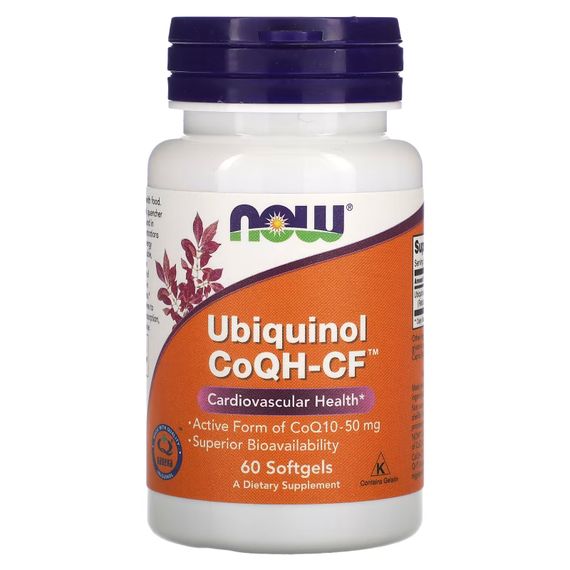 NOW CoQH-CF UBIQUINOL | 60 SGELS