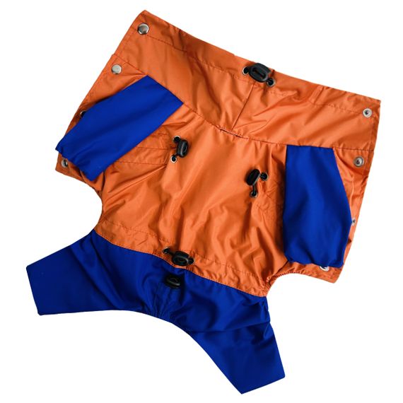 Дощовик з фіксаторами помаранч синій M-124 | Зображення 2